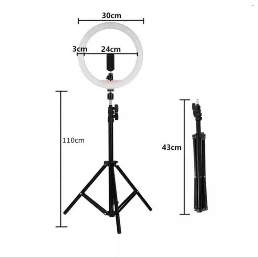 photography ring light with camera holder