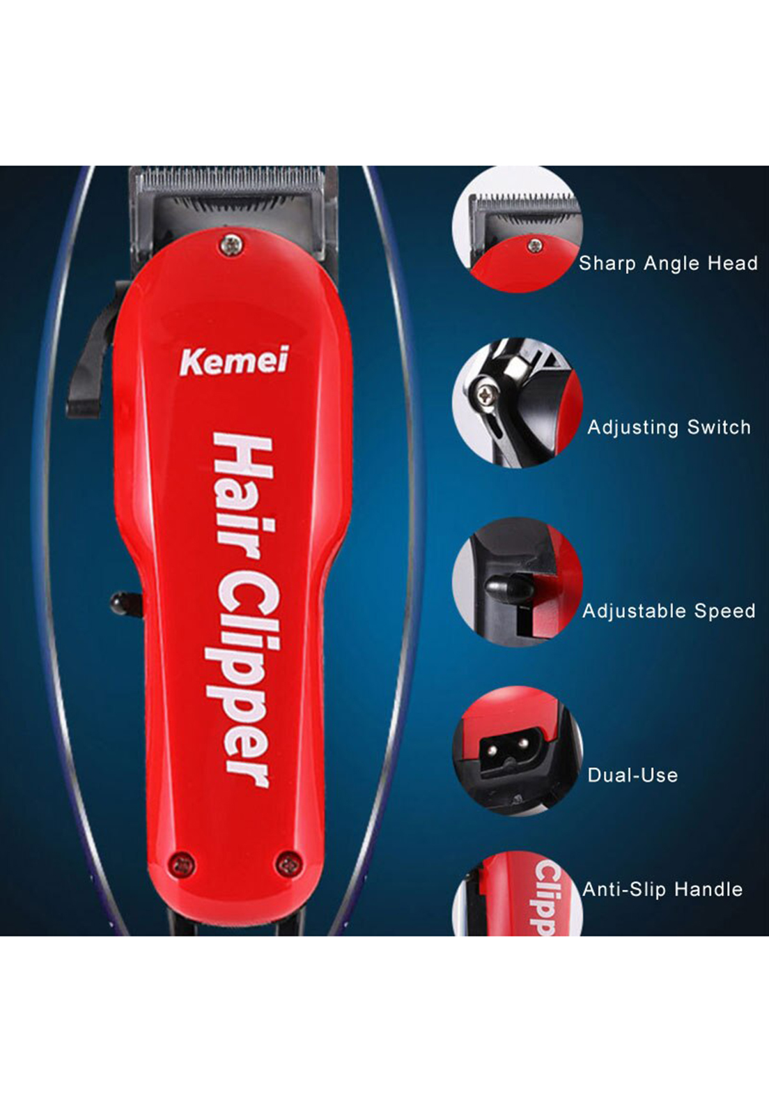 Kemei Hair Trimmer KM-706Z Professional Cordless Hair Trimmer : Kemei | Rokomari.com