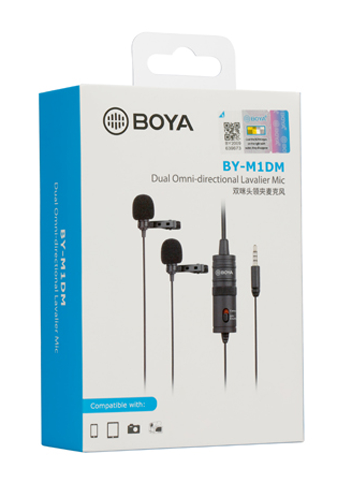 Micro lavalier double universel - Boya BY-M1DM