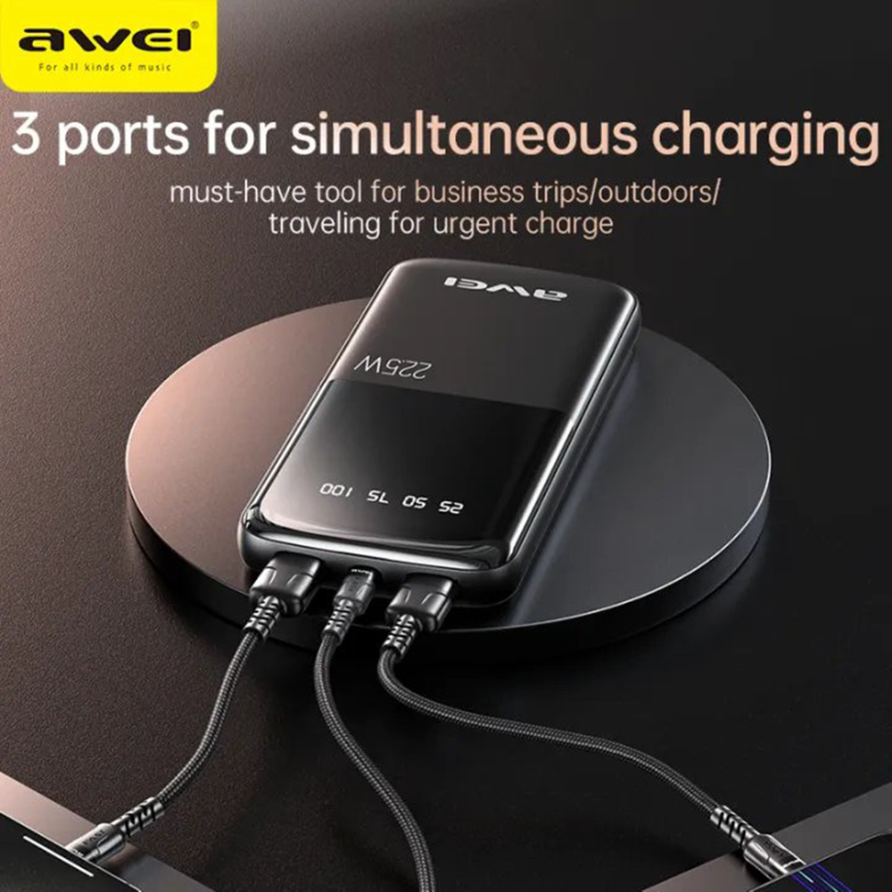 Awei P10K 10000mAh 22.5W Power Bank Price in Bangladesh