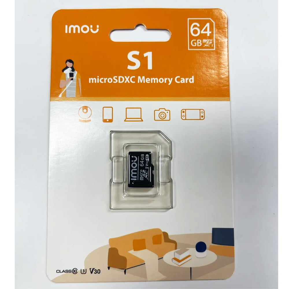 Cartão de Memória Micro SD 64G U3 V30 Dahua DHI-TF-C100/64GB