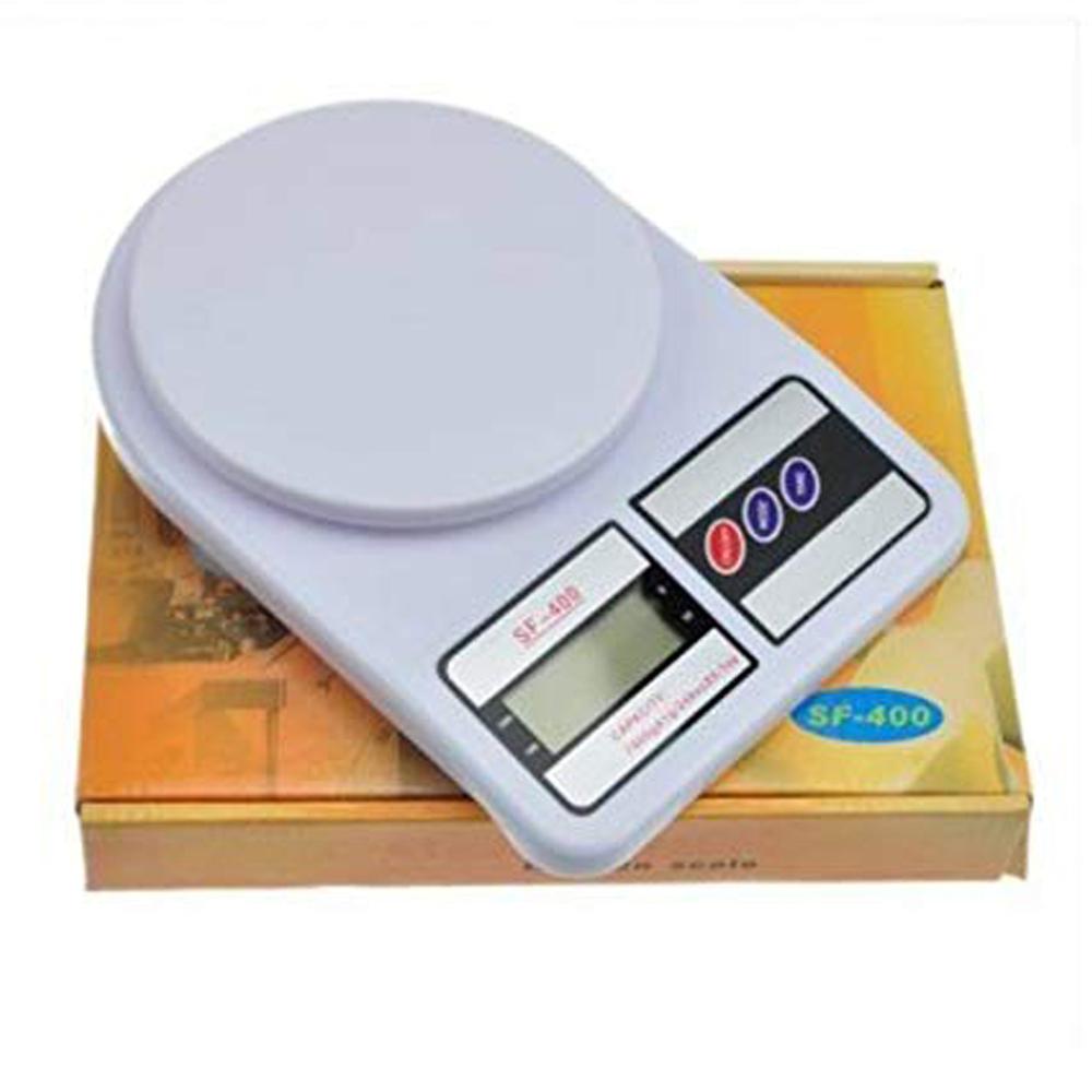 Digital electronic kitchen scale 10 kg white model SF-400