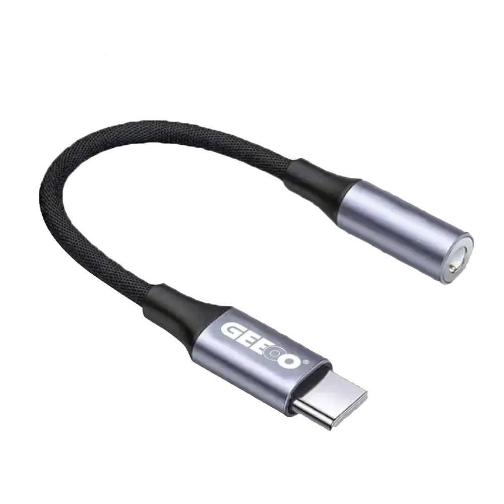 Geeoo Ad 6 Headphone Jack Adapter Type C to 3.5mm Geeoo Rokomari