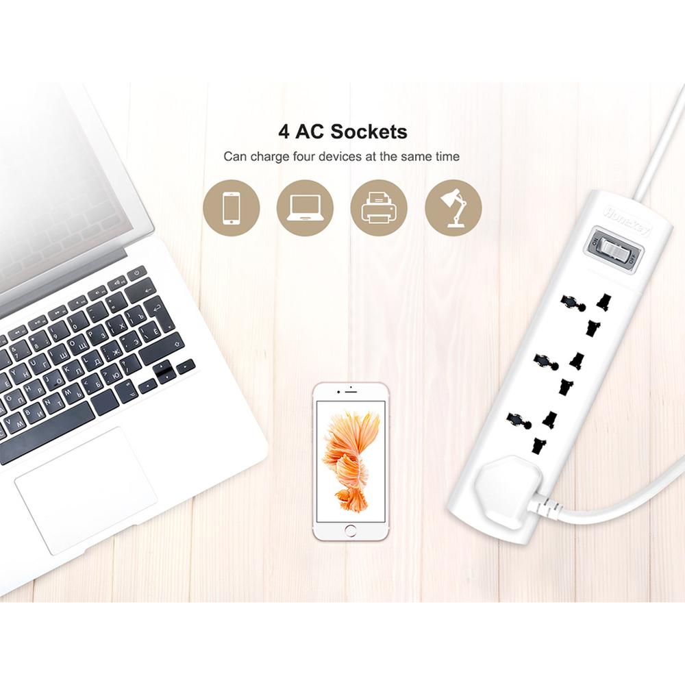 Huntkey Power Strip (SZM401 White) : Huntkey | Rokomari.com