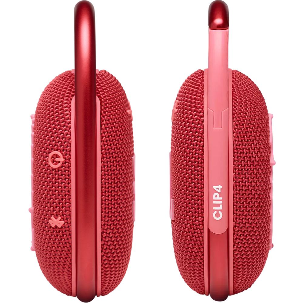JBL CLIP 4 Portable Bluetooth Speaker - Red