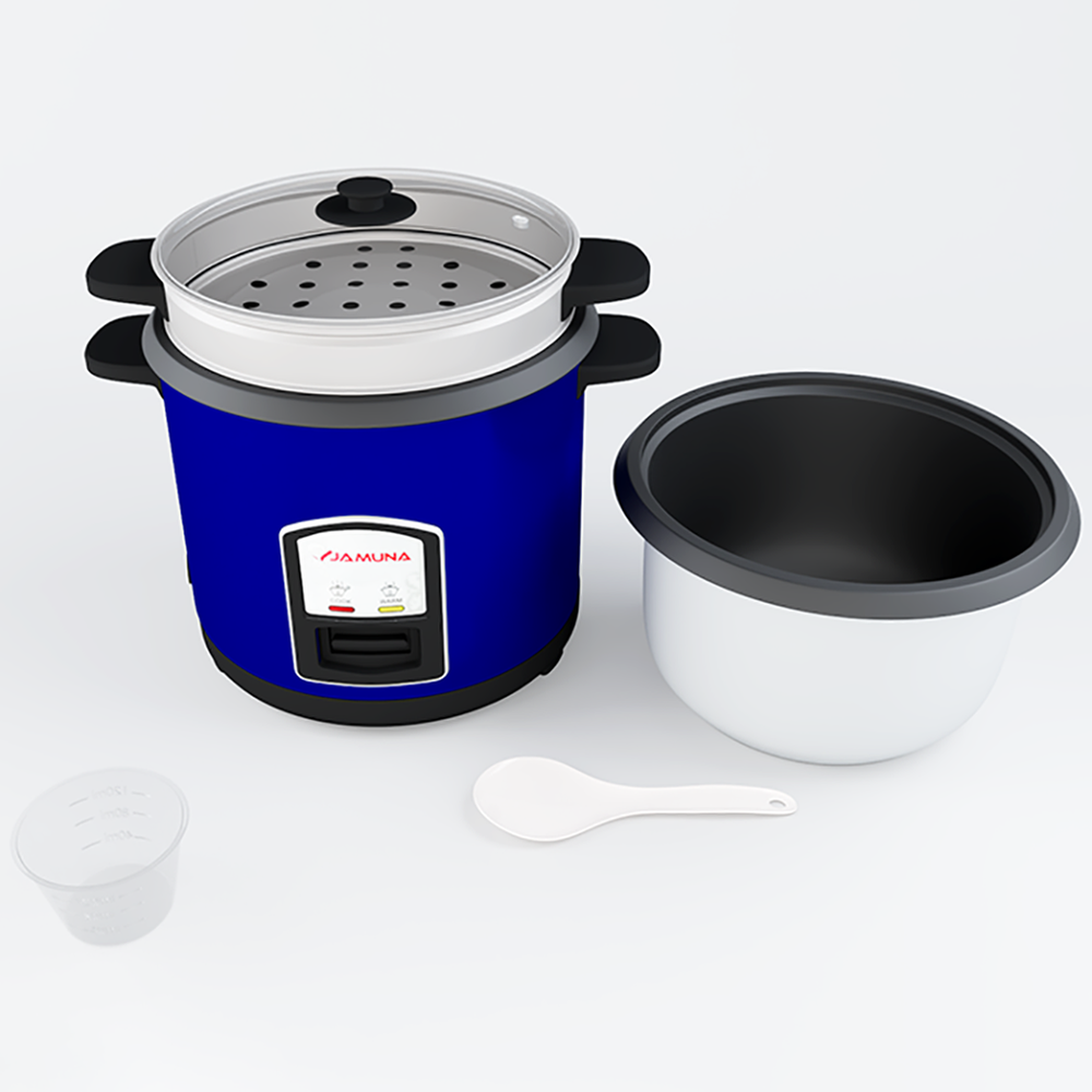 Gazi FRC-2.8L-2P Double Pot Non-Stick Rice Cooker - Blue