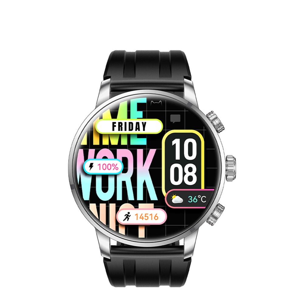 Kieslect KR2 Calling 1.43 FHD AMOLED Smart Watch - Black