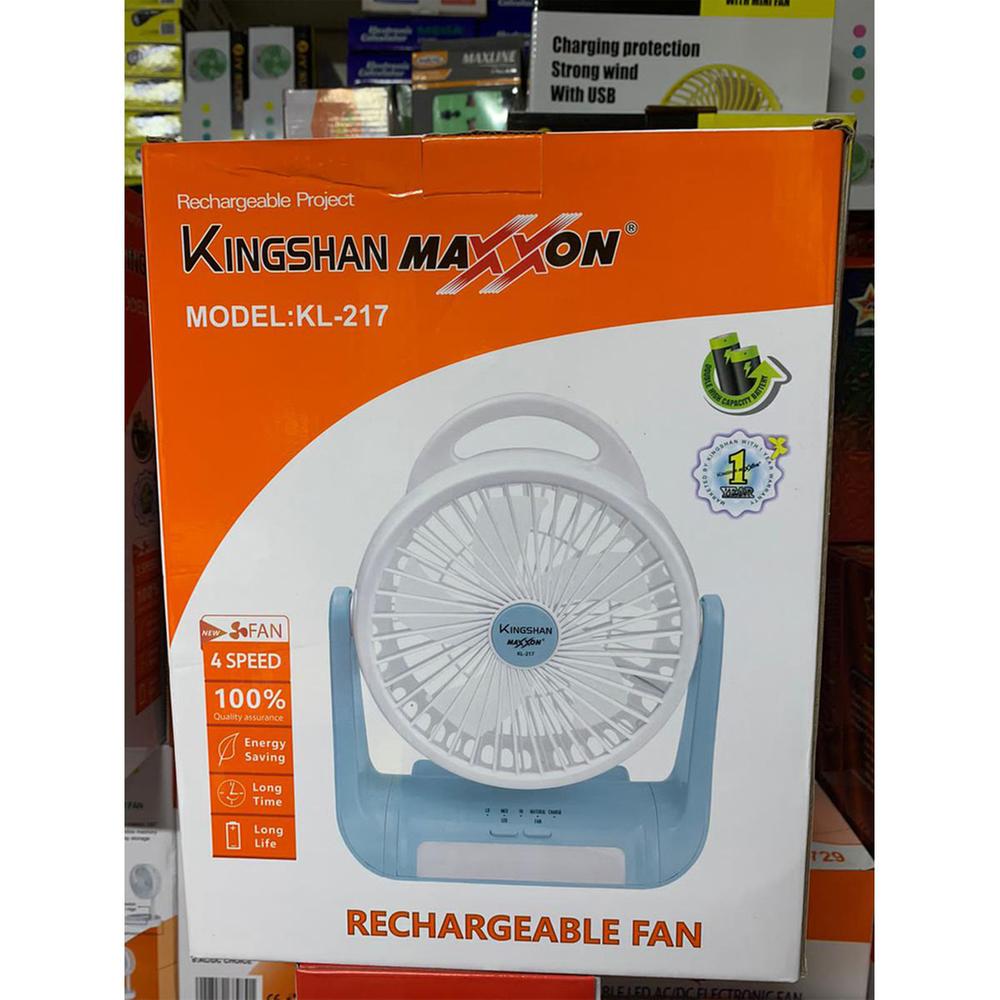 Kingshan deals rechargeable fan