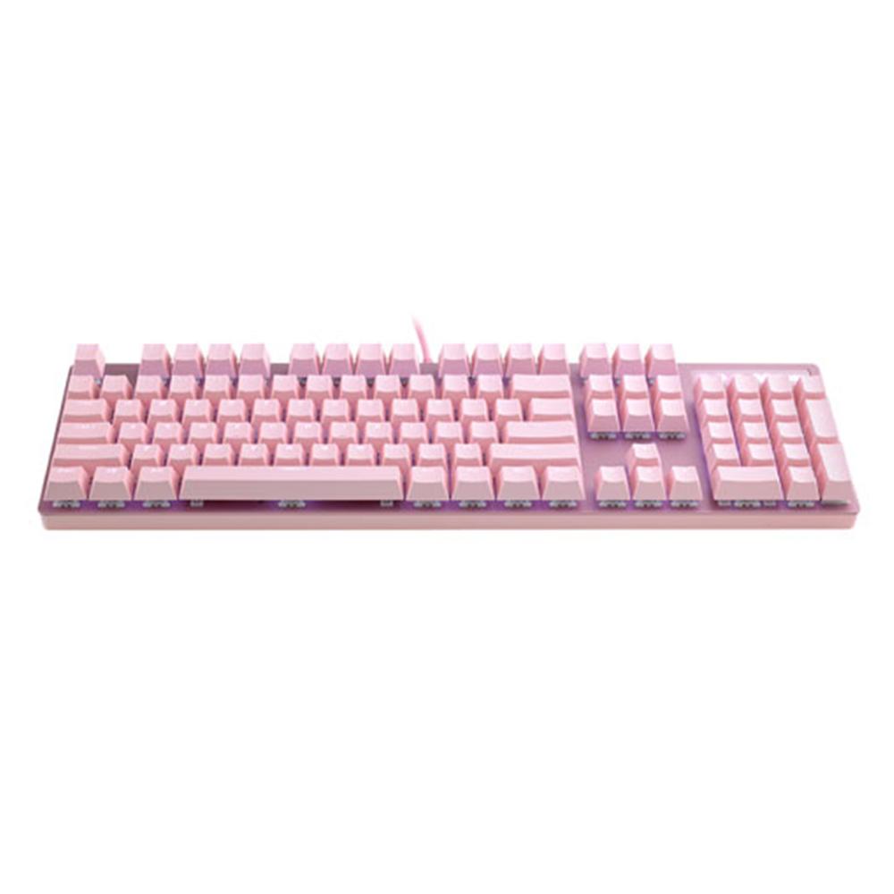 Rapoo V500PRO Pink Backlit Brown Switch Gaming Mechanical Keyboard