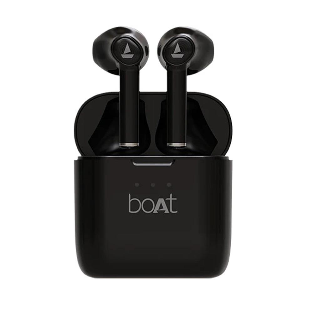 boAt Airdopes 131 upto 60 Hours Playback Wireless Earbuds Active Black boAt Rokomari