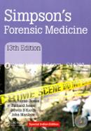 Simpsons Forensic Medicine (Special Indian Edition)