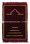 Evrentex E-Tex Muslim Prayer Mat Normal Jaynamaz (জায়নামায) - Marron Color-Any Design