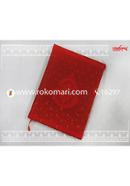 Red Color Chaar Pata Handmade Jamdani Notebook - JDNBC860003