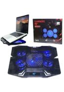 Havit Gaming Laptop Cooling Pad (Four Ultra-Quiet 110mm Fans with Eye- catching blue LED light,Optimized heat dissipation effect for 14in-17in Laptops) (F2082)