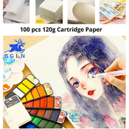 100 Pcs A4 Cartridge Paper For 120GSM Professional Artist(Null).