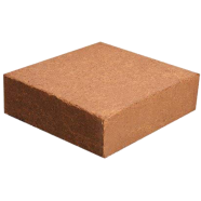 100 Percent DRY Premium Coco Dust Block - 1 kg ± 150gm