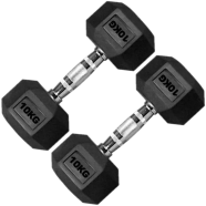 10 Kg Hex Dumbbell 1 Pair -Total 20 Kg icon