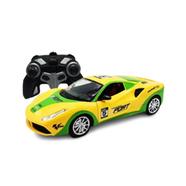 1:16 Racing Sports Mood Model Rechargeable Remote Control RC Car (car_rc_sprots_y_689s) - Yellow 