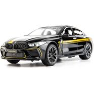 1/24 BMW M8 Toy Car, Alloy Diecast Race Collectible Pull Back Model Car with Sound and Light Toy Vehicle for Boys Gift (Black)