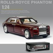 1:24 Rolls Royce Phantom Diecasts Alloy Car Luxurious Simulation Toy Vehicles Metal Car 6 Doors Open Model Car Sound Light Toys For Gift