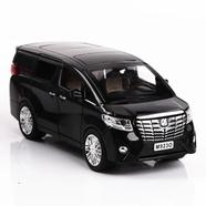 1:24 Toyota Alphard Vellfire Diecasts Alloy Car XLG Luxurious Simulation Toy Vehicles Metal Car 6 Doors Open Model Car Sound Light Toys For Gift