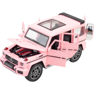 1:24 diecast alloy car mercedes pink benz die cast model g-class alloy toy car