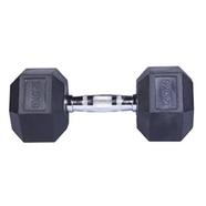 12.5 KG Hex Dumbbell 1 Pcs - Black