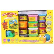 12 Pcs Multicolor Color Clay Doh Play Doh With Dise For Kids