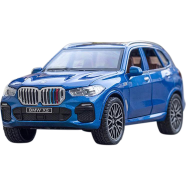1:32 BMW X5 SUV Diecast Alloy Car Luxurious Simulation Toy Vehicles Metal Car 6 Doors Open Model Car Sound Light Toys For Gift