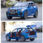 1:32 BMW X5 SUV Diecast Alloy Car Luxurious Simulation Toy Vehicles Metal Car 6 Doors Open Model Car Sound Light Toys For Gift