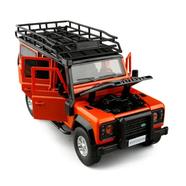 1:32 Land Rover Defender Diecasts Car Toy Vehicles Metal Car Model Sound Light Collection Car Toys For Children Gift image