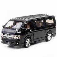 1:32 Toyota Hiace Van Diecasts Alloy Car Luxurious Simulation Toy Vehicles Metal Car 6 Doors Open Model Car Sound Light Toys For Gift