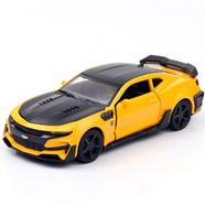1:32 Transformers 5 Bumblebee Chevrolet Camaro Diecast Car Fast and the Furious Alloy Vehicles Car Model Metal Toy Model Pull back Sound Light Special Edition