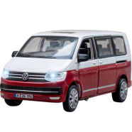 1:32 Volkswagen Multivan T6 SUV Diecast Car Alloy Vehicles Car Model Metal Toy Model Pull back Sound Light Special Edition