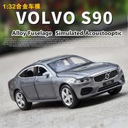 1:32 Volvo S90 Diecasts Car Toy Vehicles Metal Car Model Sound Light Collection Car Toys For Children Gift