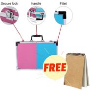 145 Pcs Art Painting/Drawing - (Pink/Blue) Free Handmade Drawing Pad A4 Size 20 Pages