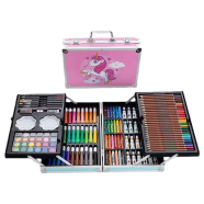 145 pieces of aluminum box painting set double layer set brush student watercolor pen suit learning stationery prizes gift box