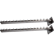 15-Hook Wall Clothes Straight Mounted Hanging