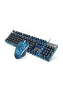 Backlit Gaming Keyboard and Optical Gaming Mouse - V100S (Black)