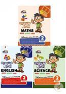 Olympiad Champs Science, Mathematics, English Class 2 With 15 Online Mock Tests (Set Of 3 Books)