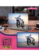 Motorbike Design Laptop Sticker - 5116