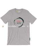 Thank You T-Shirt - XXL Size (Grey Color)