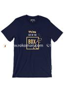 Think Out of the Box T-Shirt - M Size (Navy Blue Color)