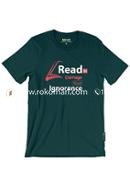 Read To Damage T-Shirt - XL Size (Dark Green Color)