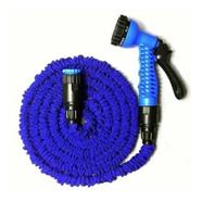 200ft Magic Hose Pipe Nozzle for Garden Wash Car Bike with Spray Gun- Blue