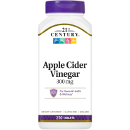 21st Century Apple Cider Vinegar 300 mg 250 Tablets - 524564069