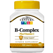 21st Century B-Complex Plus Vitamin C - 100 Tablets