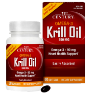 21st Century Health Care Krill Oil 300 mg - 60 Softgels