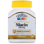 21st Century Niacin Prolonged Release 500 mg - 100 Tablets