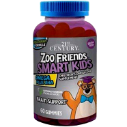 21st Century Zoo Friends Smart Kids Omega Plus DHA - 60 Gummies